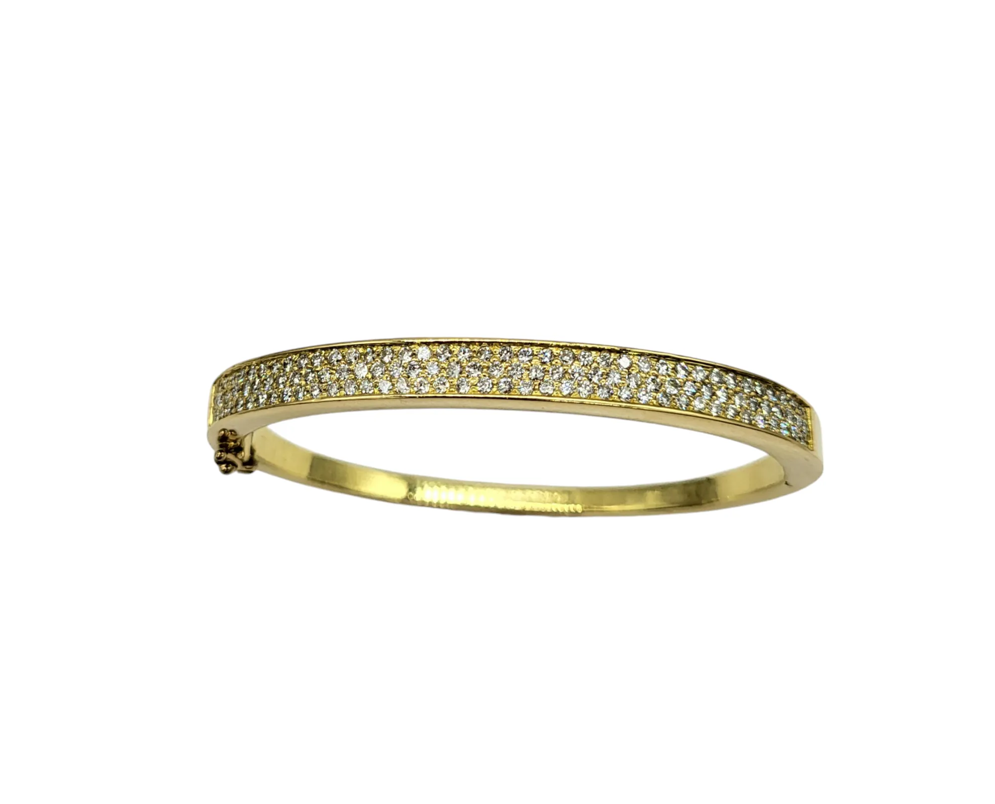 1.50 Carat Total Weight Diamond Bagle Bracelet