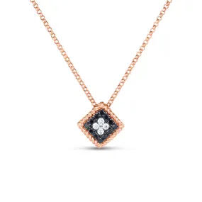 18K Palazzo Ducale Black and White Diamond Small Pendant