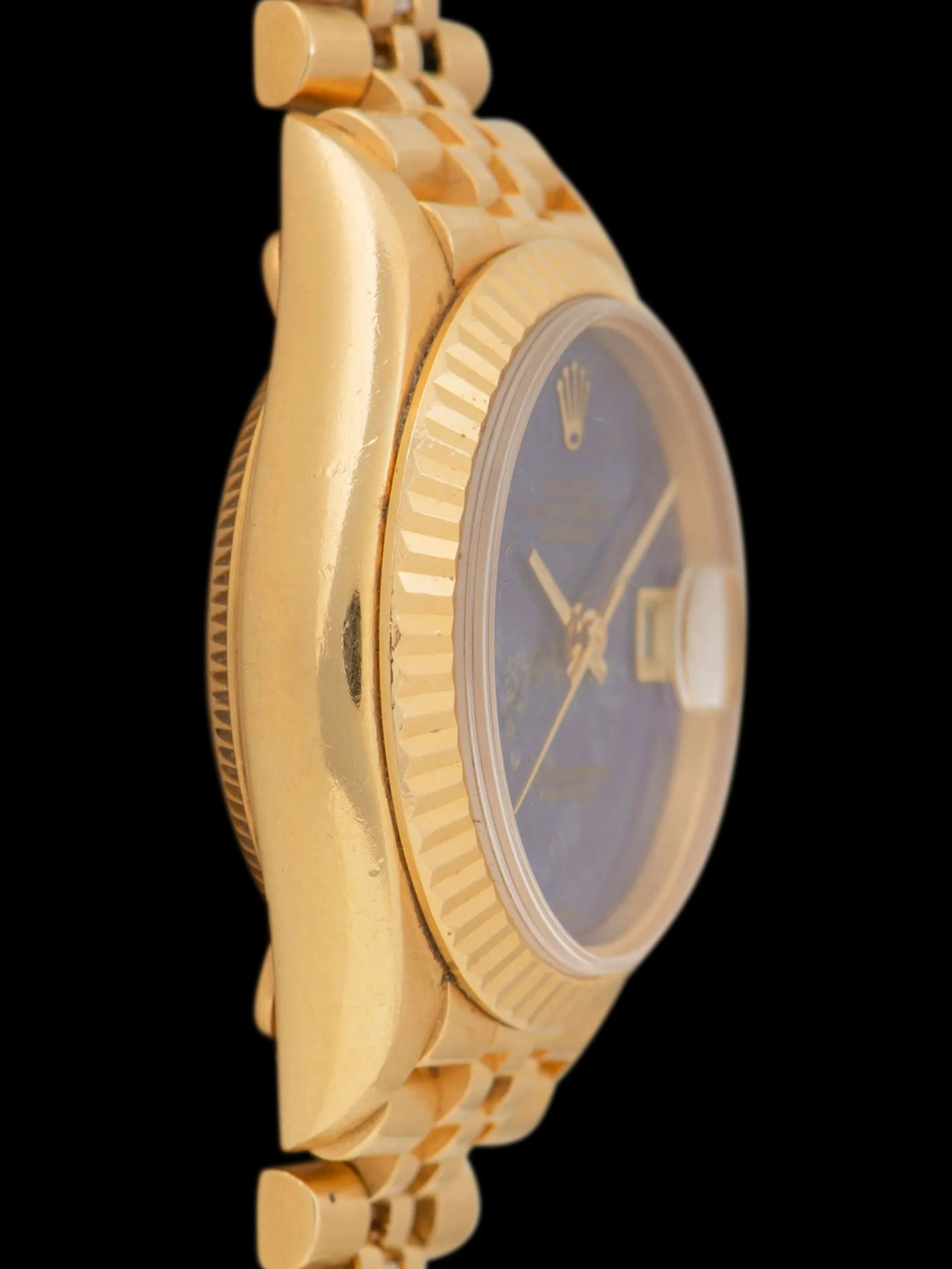 1990 Rolex Ladies Datejust 18K YG (Ref. 69178) Lapis Stone Dial