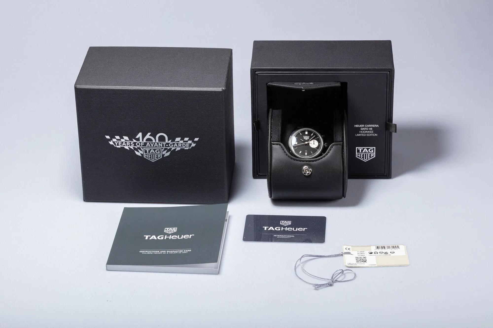 2021 Tag Heuer Carrera Dato 45 Hodinkee Ltd. Edition with Box & Card