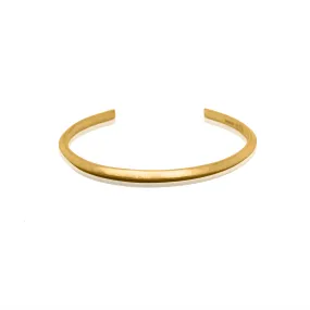 24Kt Gold Classic Ridged Bangle