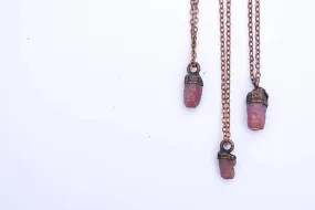 24"  Raw Ruby Necklace*