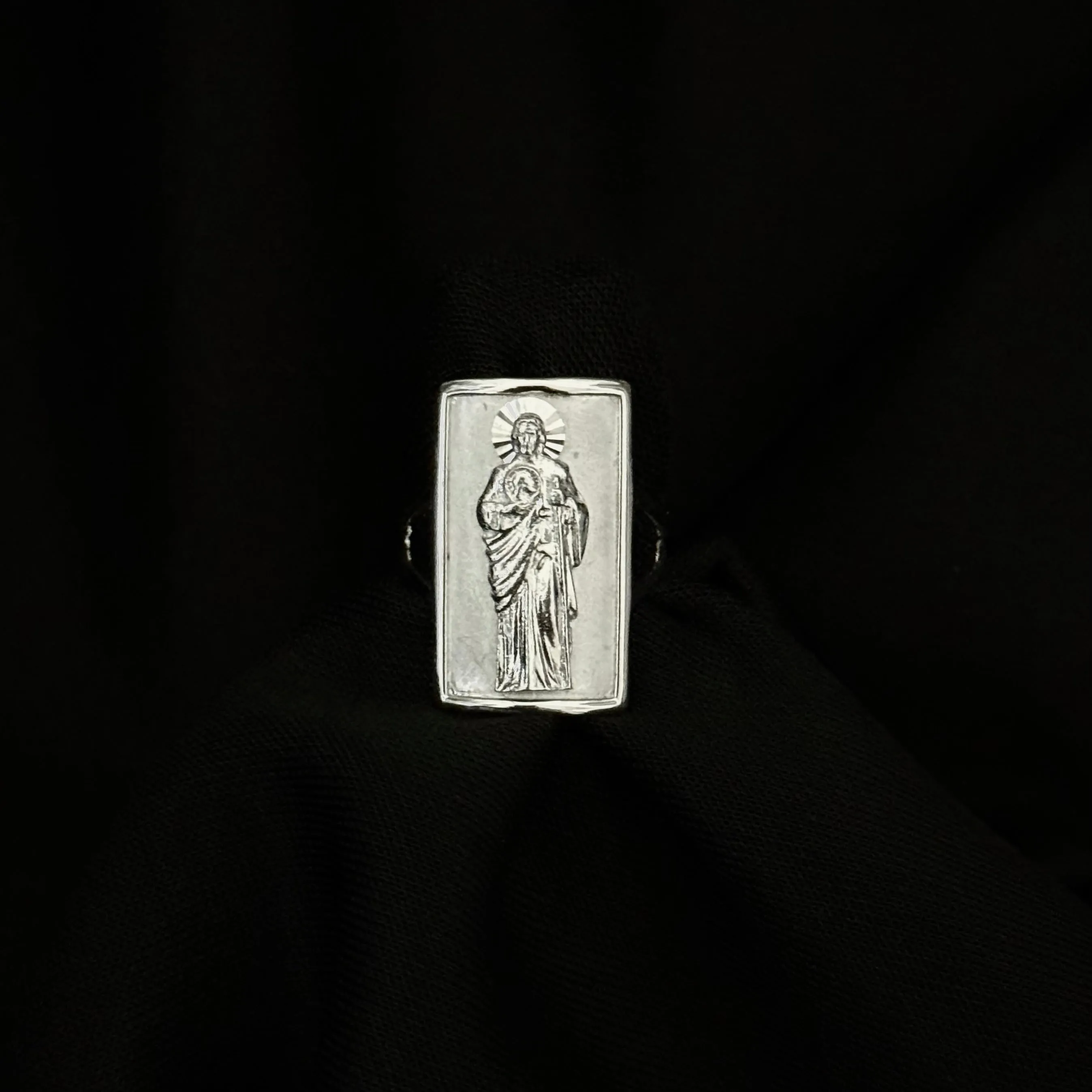 925 Silver San Judas Ring 03