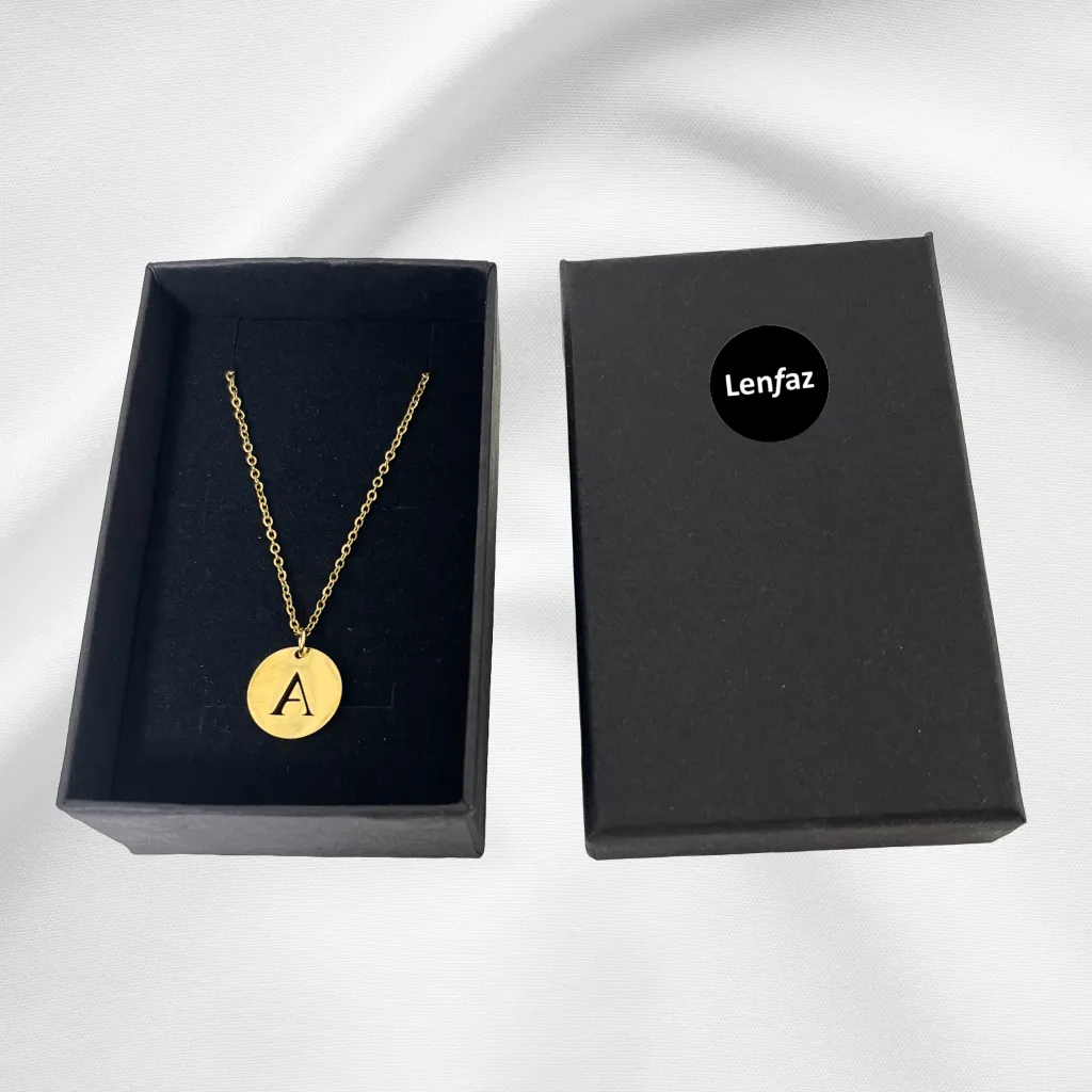 Alphabet Necklace Gold Plated - Letter Z