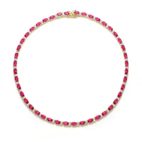 Amande Tennis Necklace