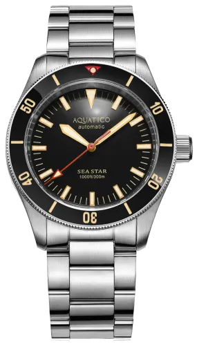 Aquatico Sea Star V2 Black Ceramic Bezel