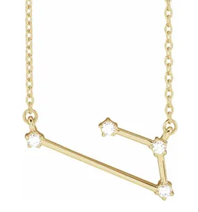 Aries Diamond Constellation Necklace