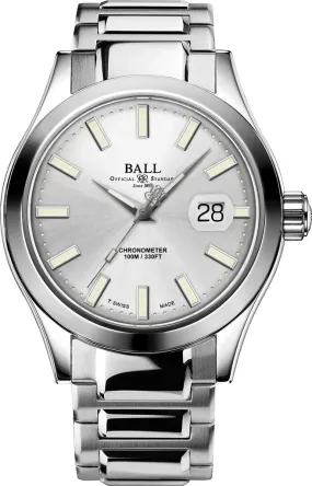 Ball Men's Watch Engineer III Marvelight Chronometer Silver NM2028C-S27C-SL