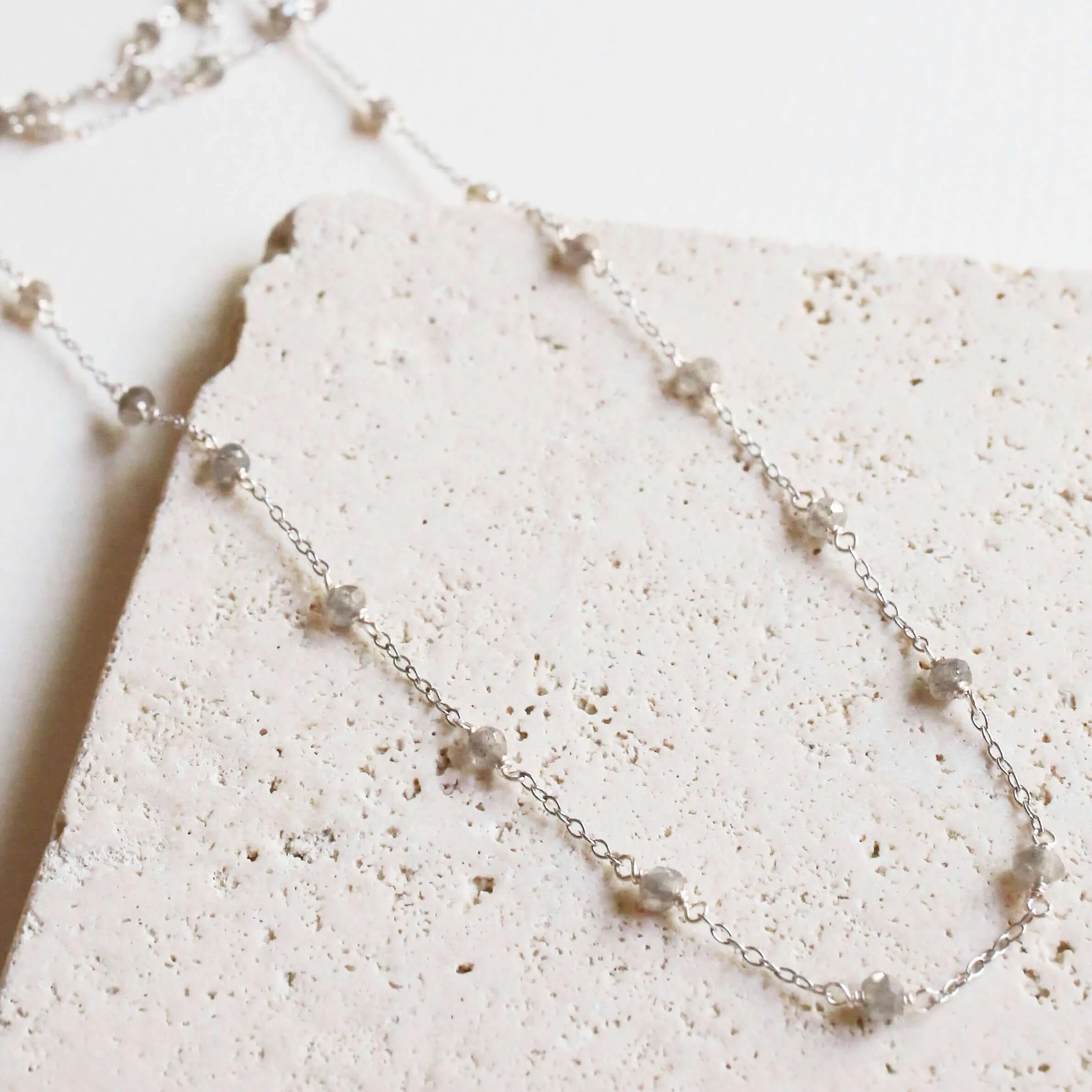 Ballet Chain - Gold Labradorite Layering Chain