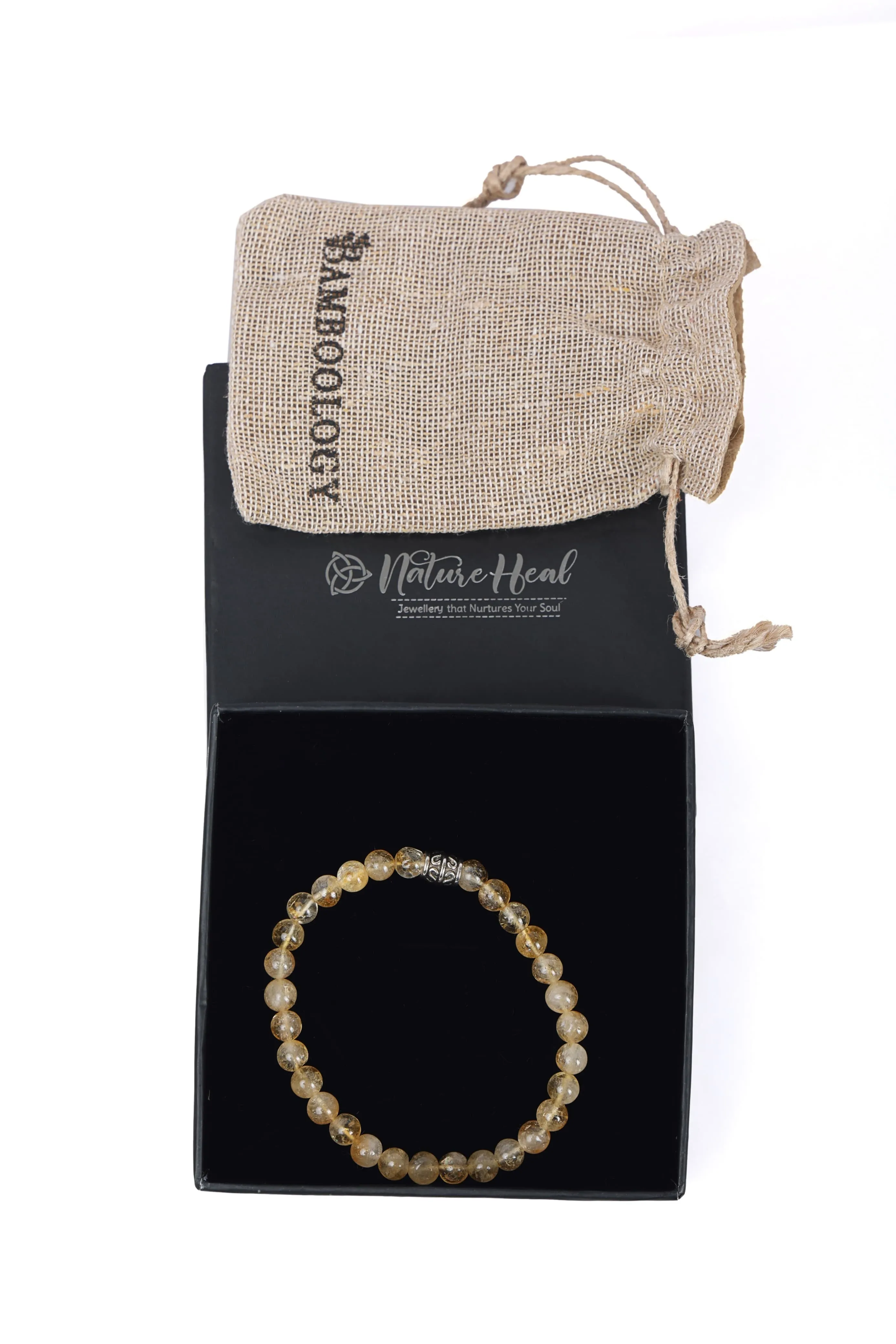 Bamboology Trends NATURAL CERTIFIED CITRINE BRACELET FOR SUCCESS AND PROSPERITY