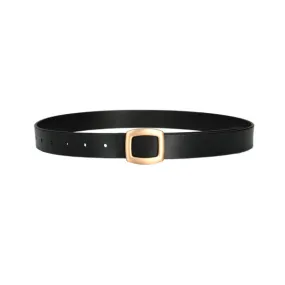 Black Women Genuine Leather Belt 黑色女士真皮皮带 KCBELT1051