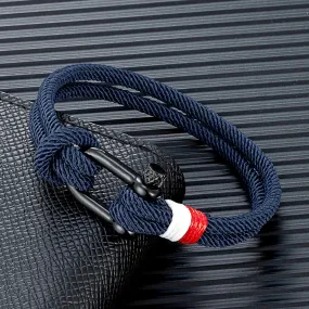 Bracelet de Marín en Corde Maritime pour Homme, le symbole des Marins téméraires et courageux ! (3 tailles/10 coloris)