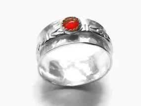 Carnelian Spinner Ring