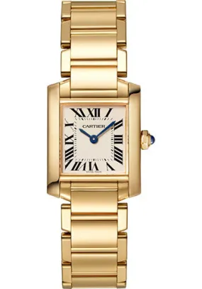 Cartier Tank Fran�aise Watch - 25 mm Yellow Gold Case - WGTA0031