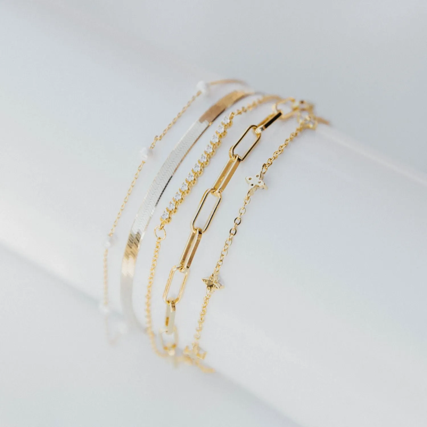 Charlotte CZ Bracelet (Gold)