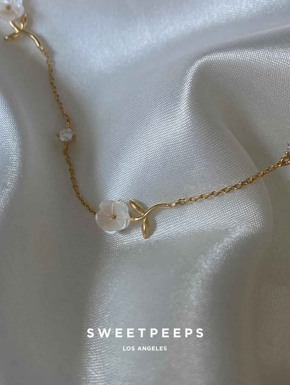 Cherry Blossoms Pearl Choker