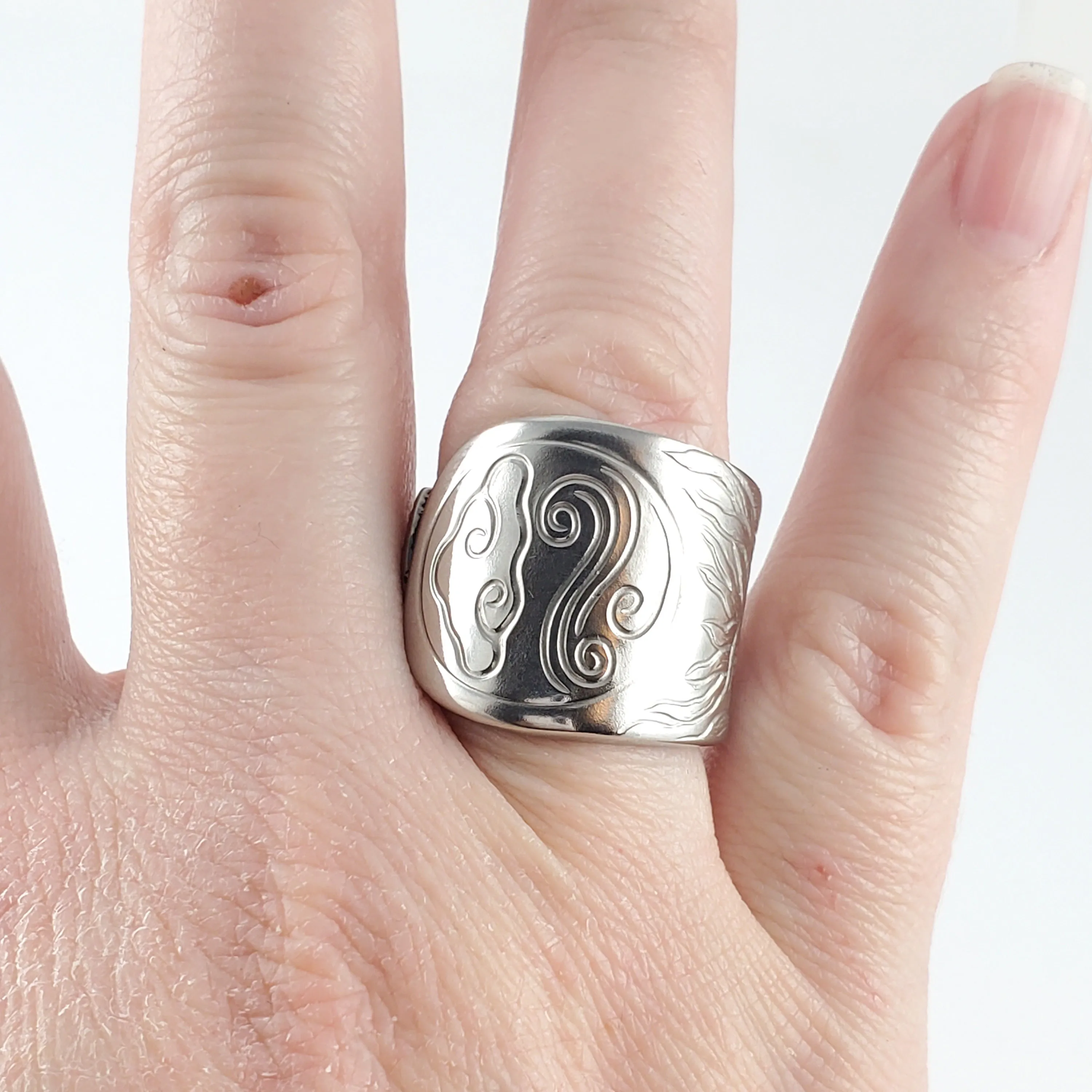 Cloud Air Stainless Steel Spoon Ring