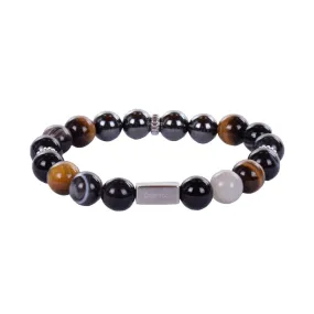 COLANTOTTE Loop EN Tiger's Eye Bracelet (Orange/Black)