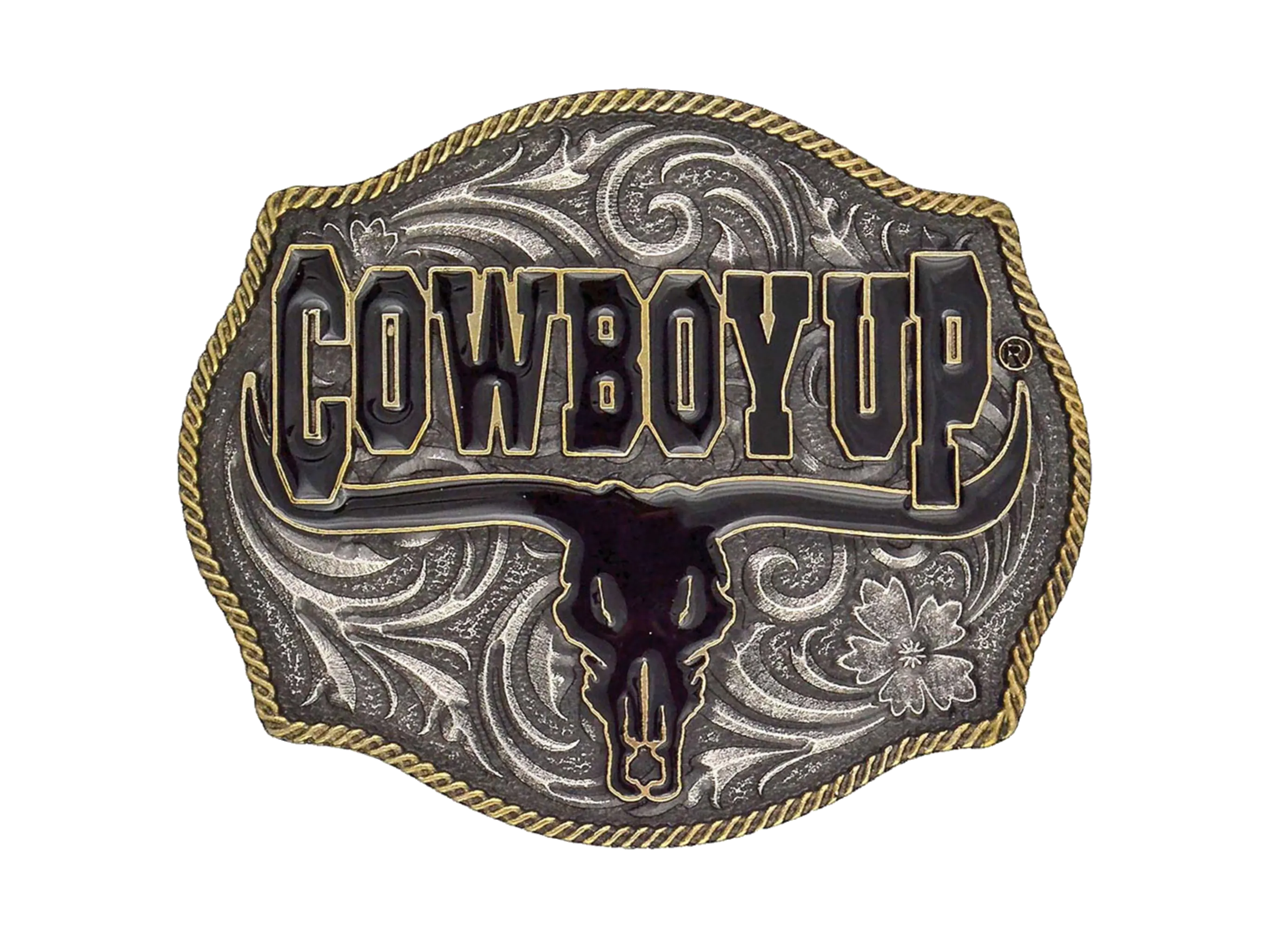 Cowboy Up Buckle