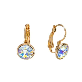 Crystal Leverback Everyday Earrings