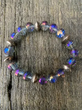 Dazzling Glass Faceted Bracelet