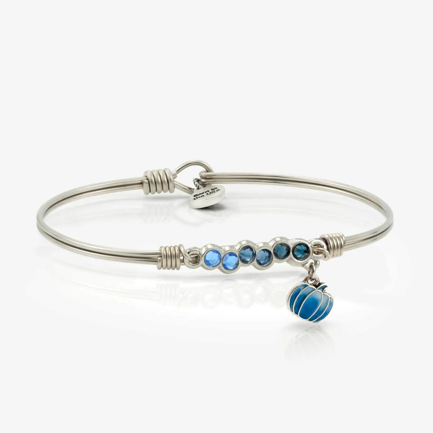 Denim Pumpkin Starlight Bangle Bracelet