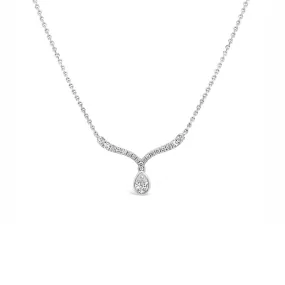 Diamond Delicate Drop Necklace