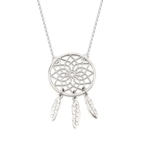 Dreamcatcher Necklace Sterling Silver