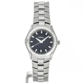 Ebel Classic Sport Lady Watch Black Dial 27mm Quartz (FINAL SALE)