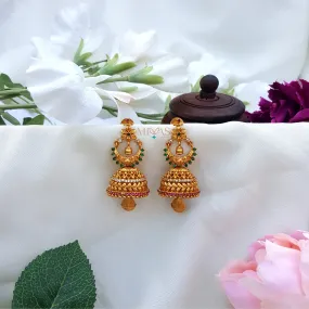 Elegant Floral Design Jhumkas