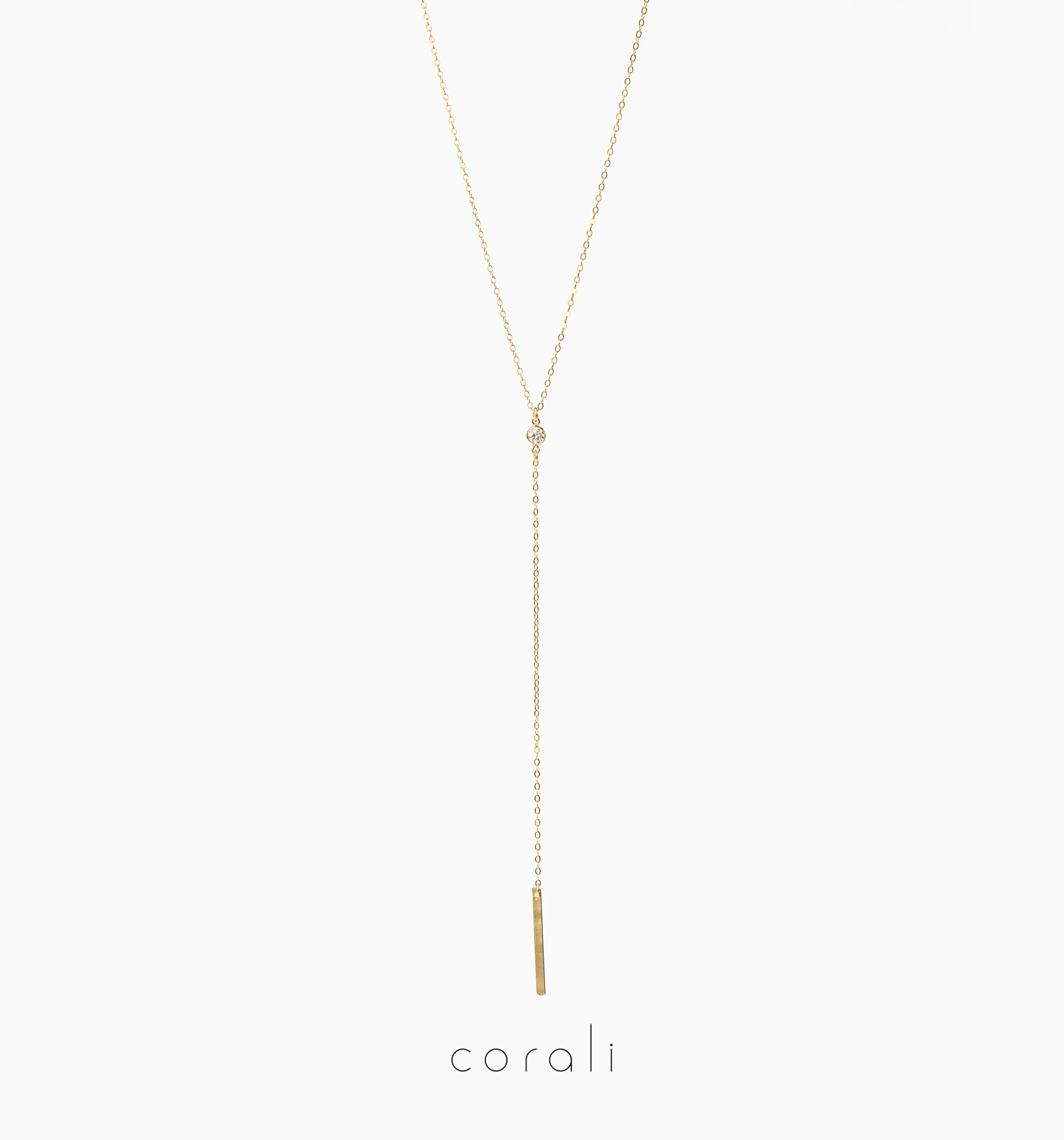 Emaline Lariat Necklace