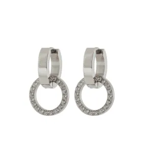 Eternal Orbit Earrings Silver