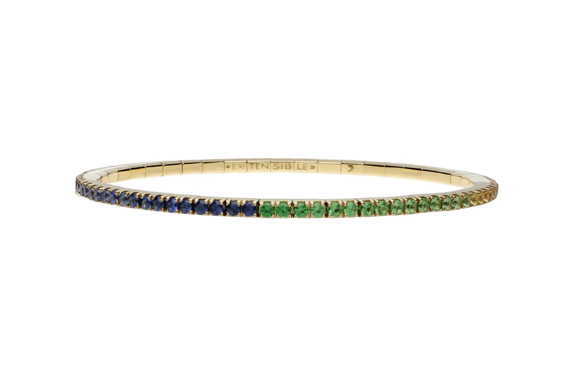 Ex-Tensible™ Rainbow Sapphire Stretch Tennis Bracelet