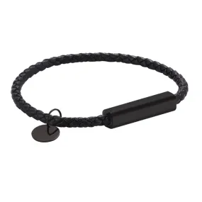 Faux Leather Magnetic Bracelet 人造皮革磁扣手鍊  KJBR16085