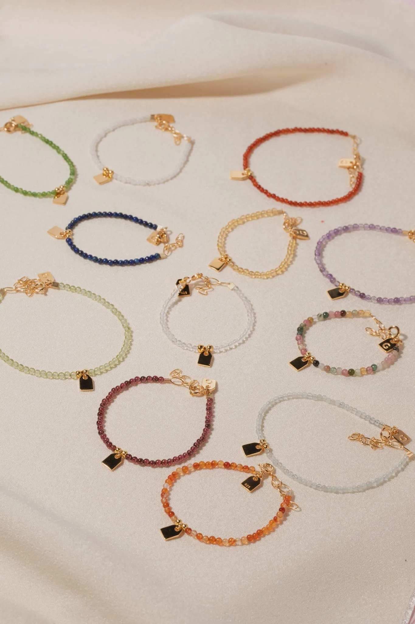 Galore Bracelet Birthstone November Citrine & Tag | Gold