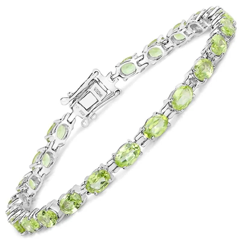 Gemstone Bracelets in Sterling Silver-Amethyst, Sapphire, Peridot and MORE!