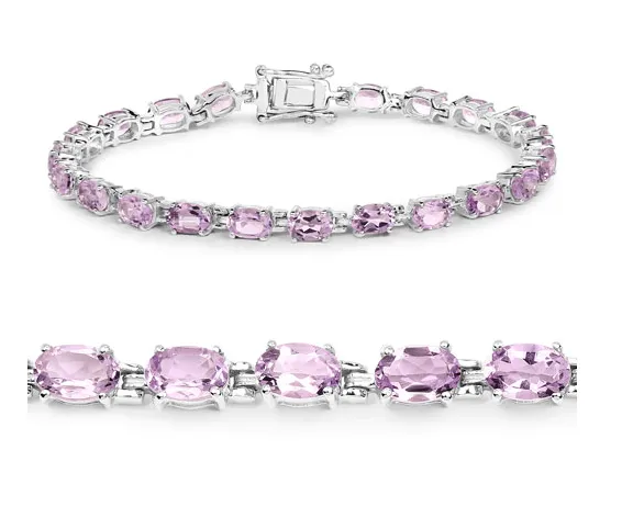 Gemstone Bracelets in Sterling Silver-Amethyst, Sapphire, Peridot and MORE!