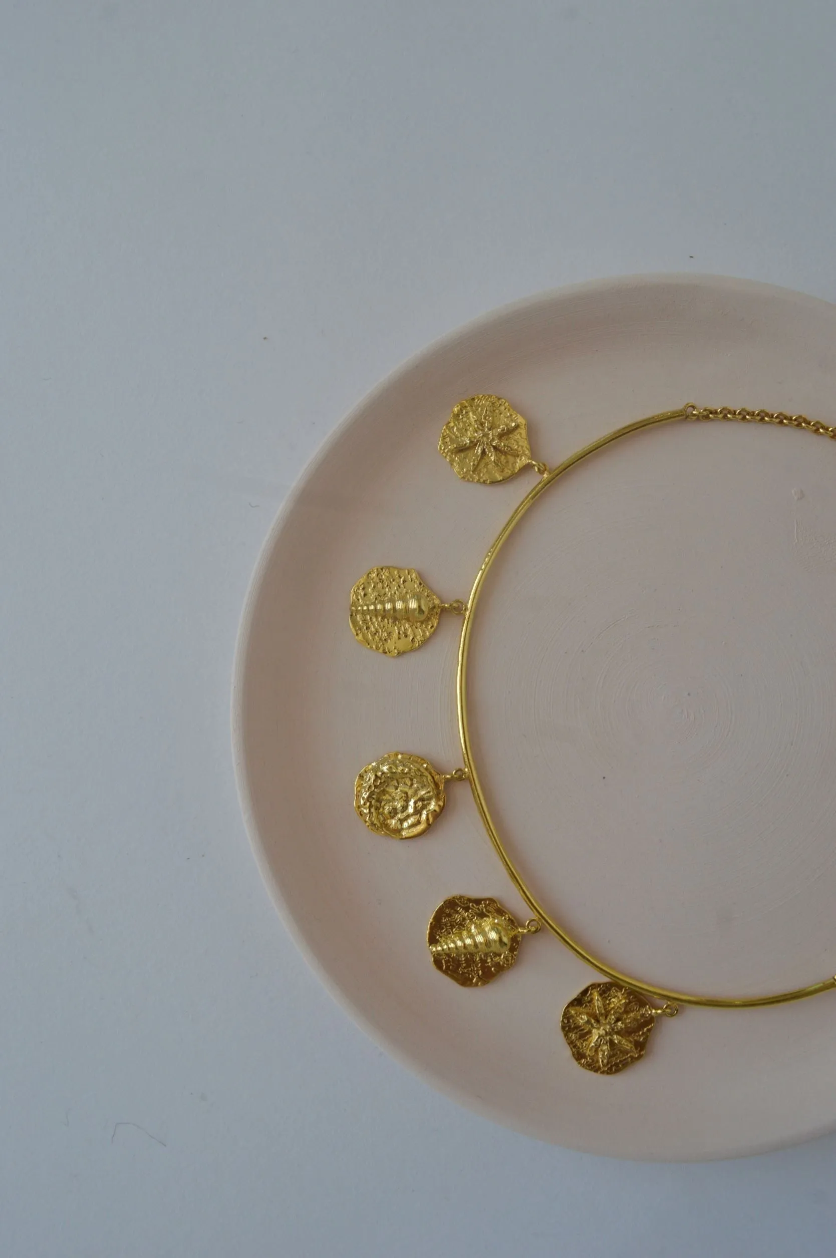 Gold Brass Galaxy Choker