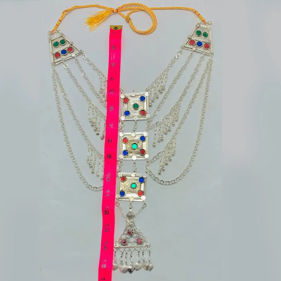 Handmade Gypsy Multilayers Pendant and Chain Necklace