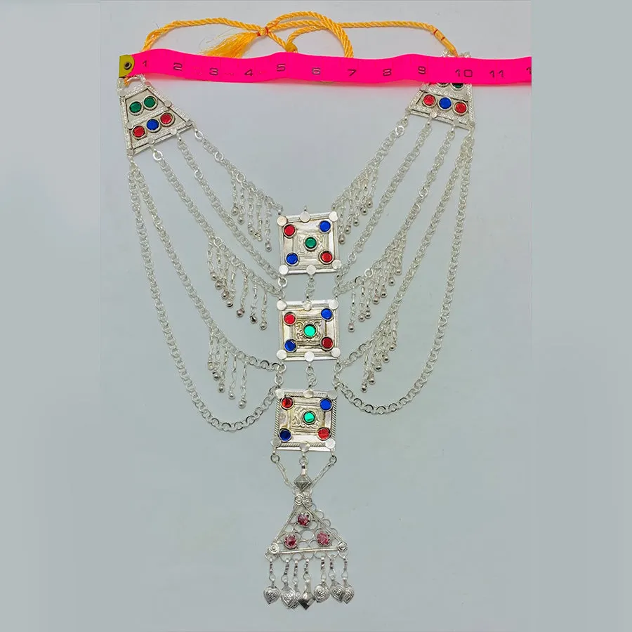 Handmade Gypsy Multilayers Pendant and Chain Necklace