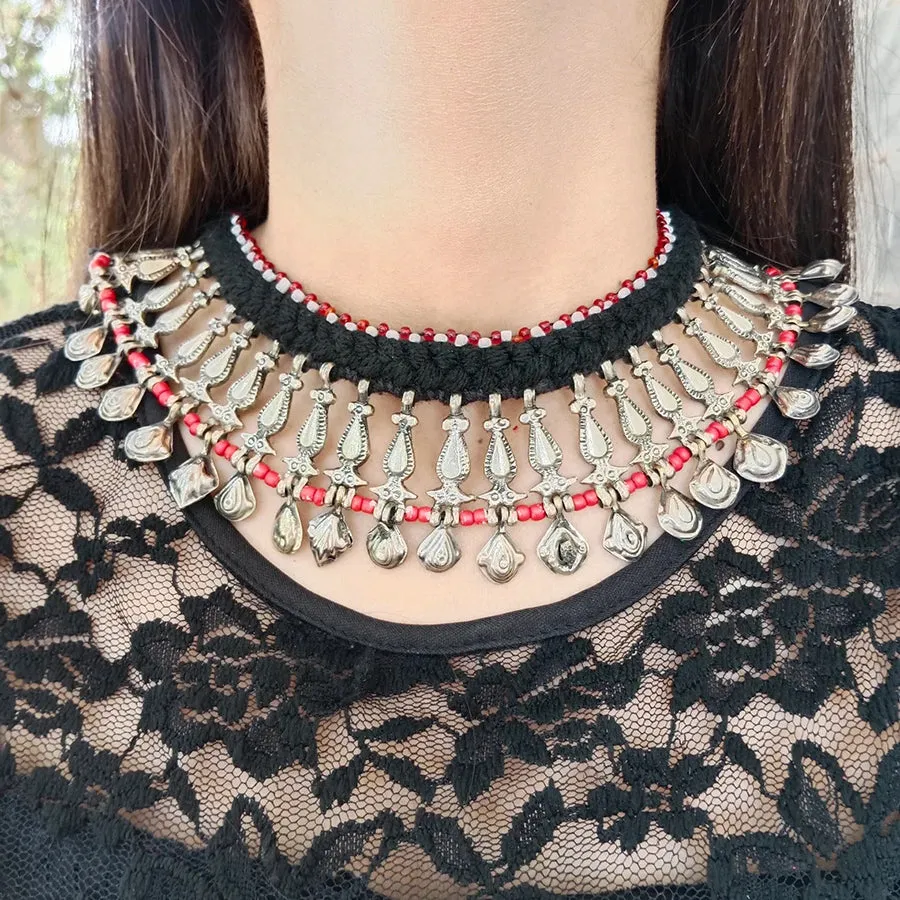 Handmade Tribal Kuchi Choker Necklace