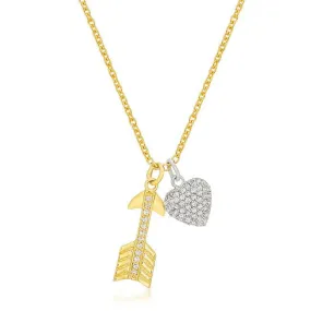 Hindal Heart and Arrow CZ Pendant | 1.2ct