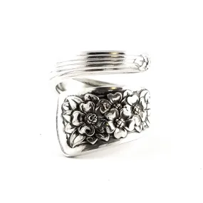 International Silver Belle Wrap Around Spoon Ring