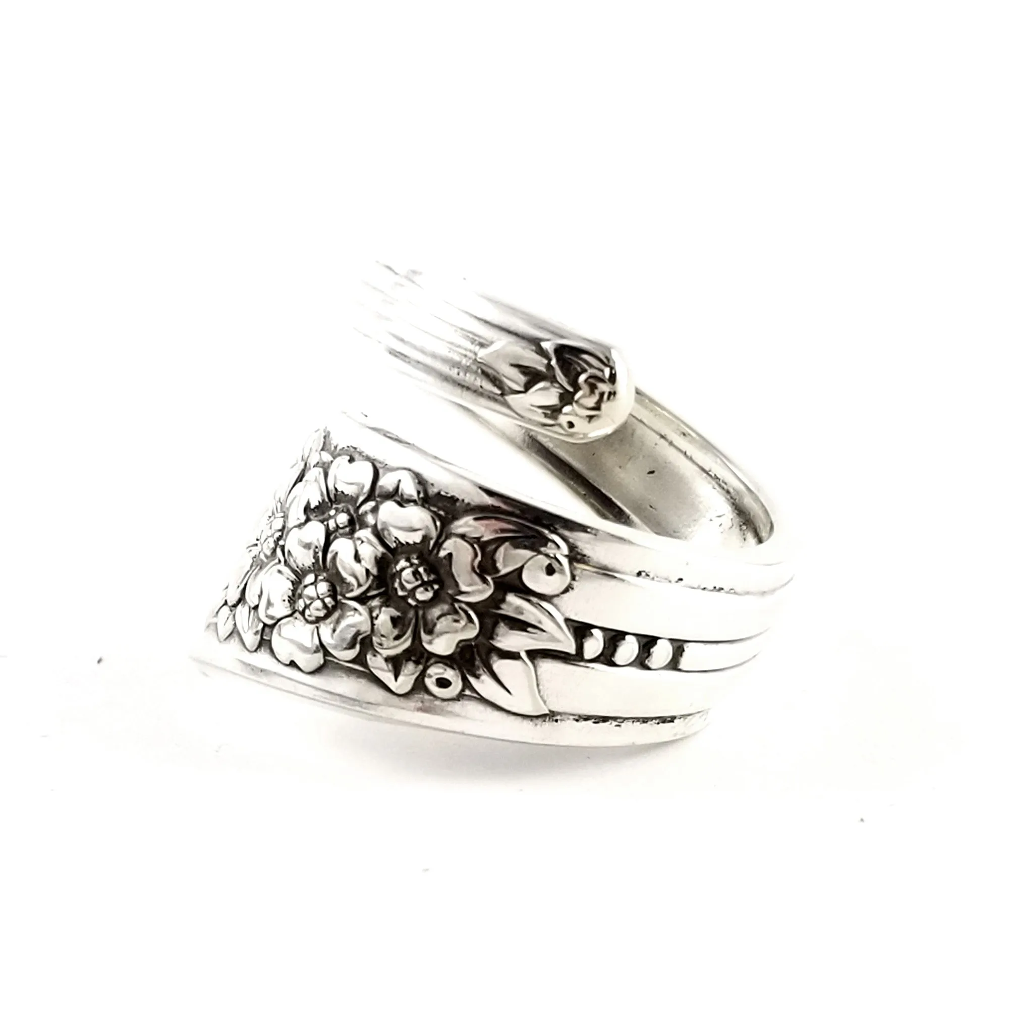 International Silver Belle Wrap Around Spoon Ring