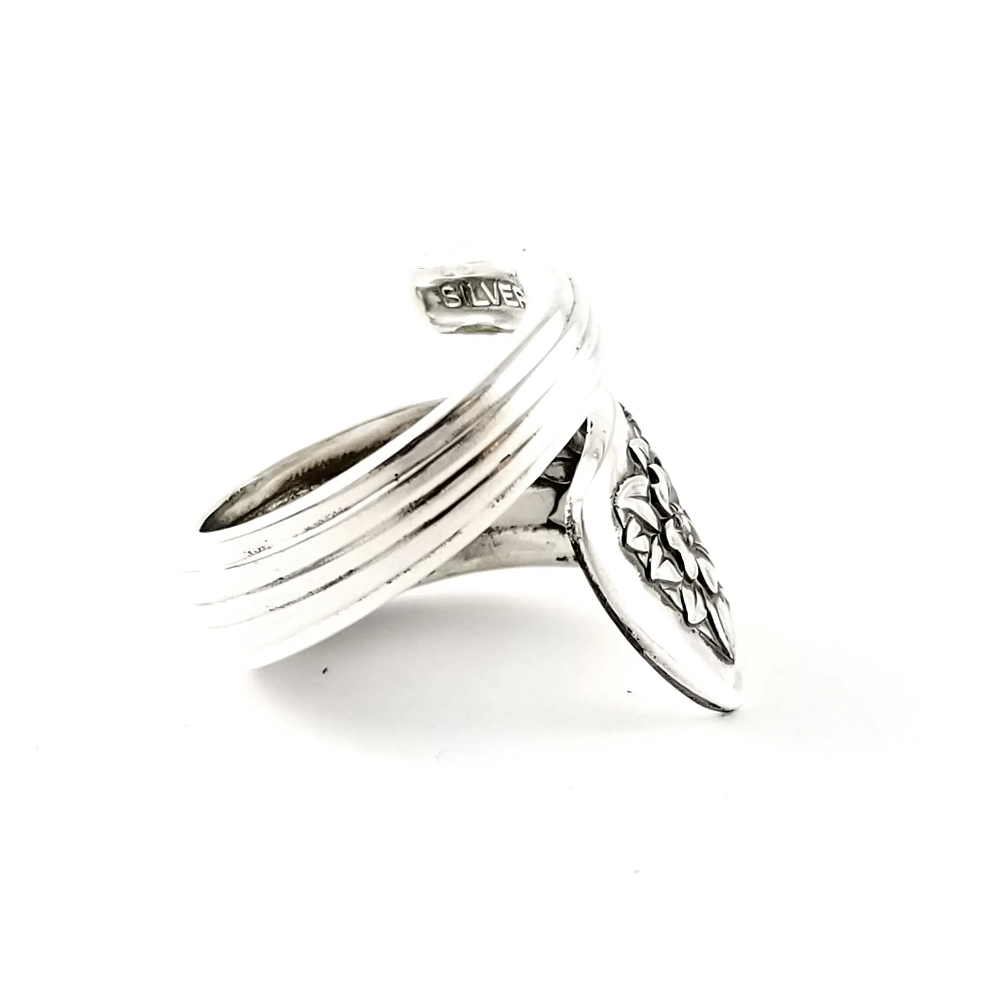 International Silver Belle Wrap Around Spoon Ring