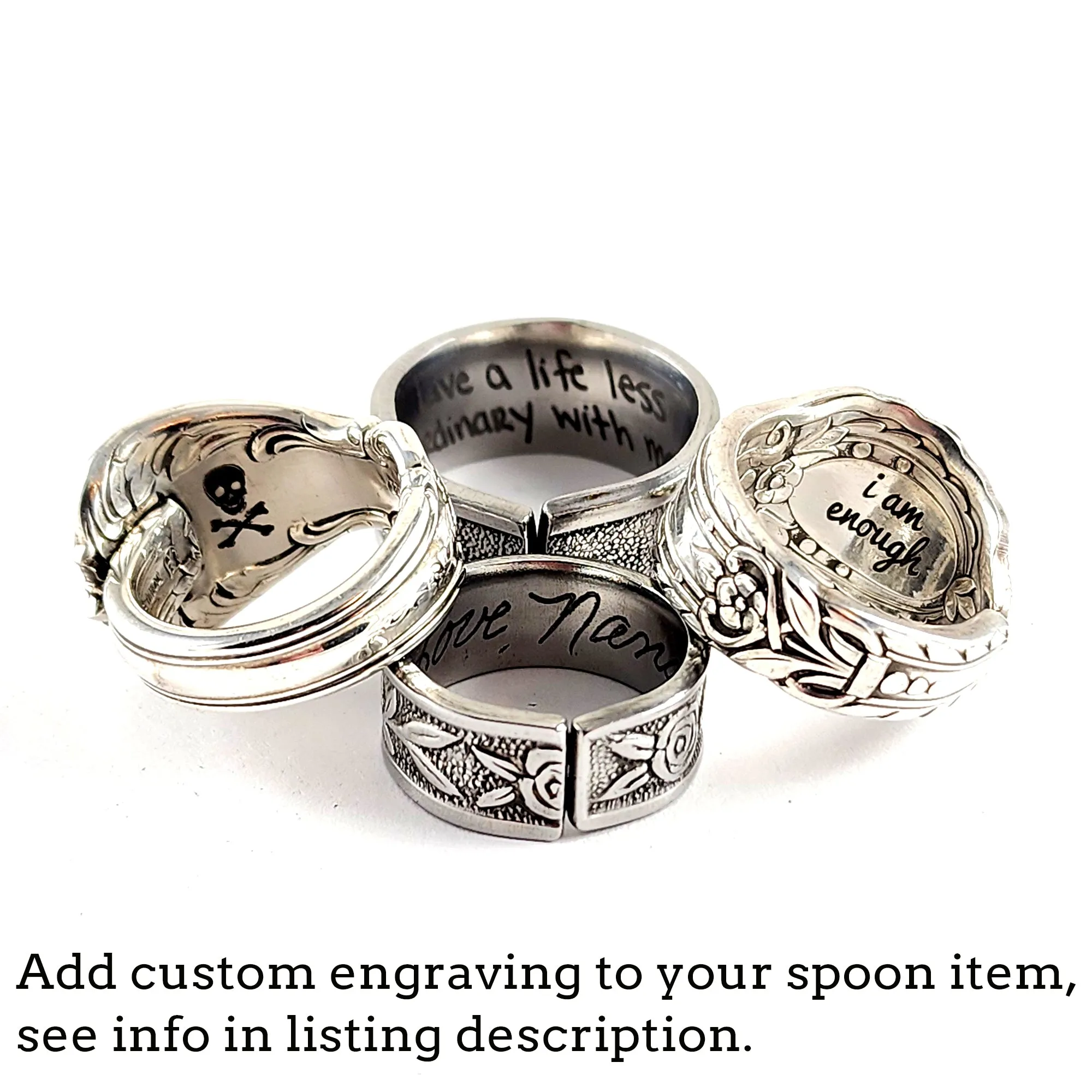 International Silver Belle Wrap Around Spoon Ring