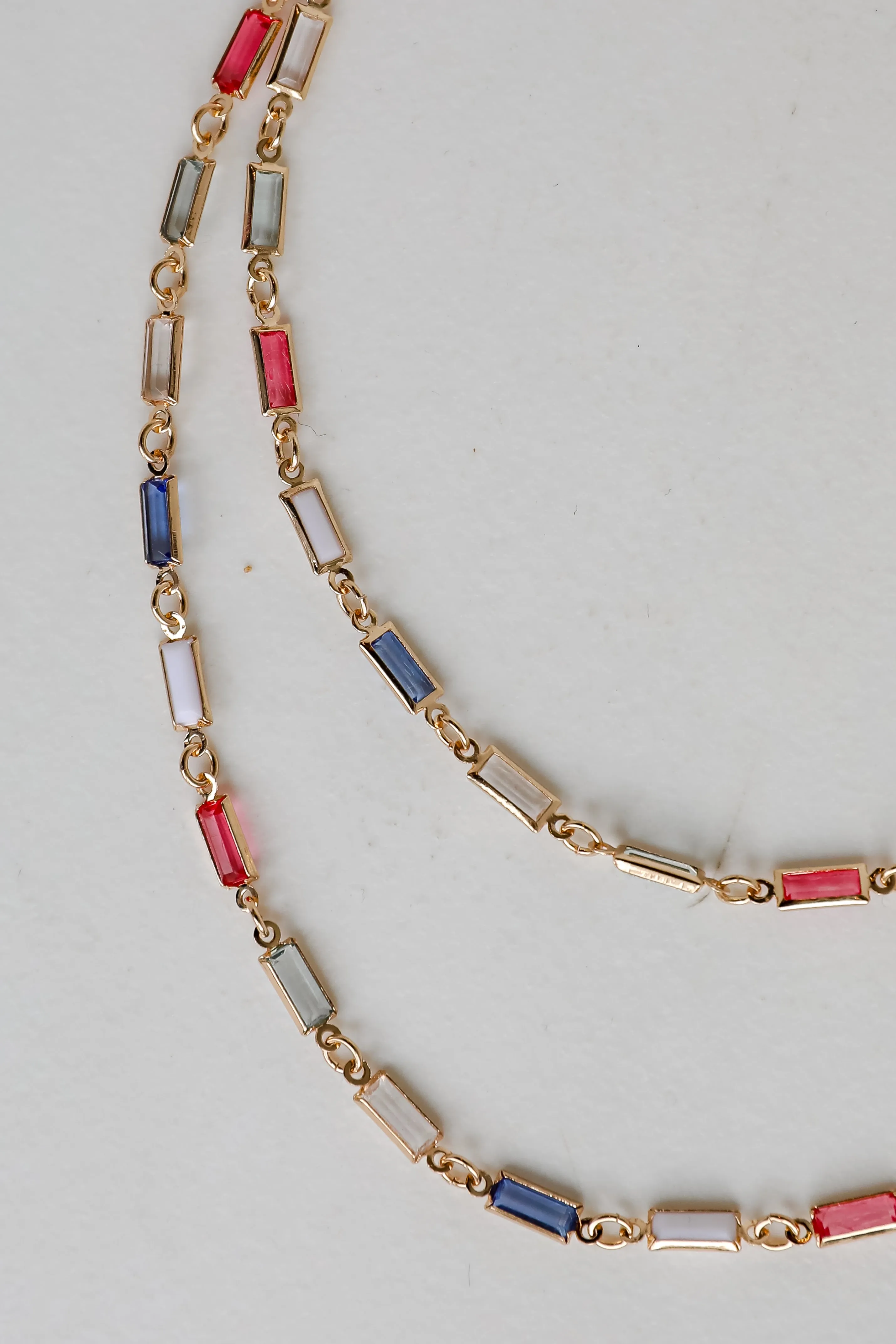 Kennedy Gemstone Layered Necklace