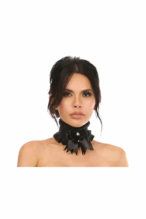 Kitten Collection Black/Black Lace Choker