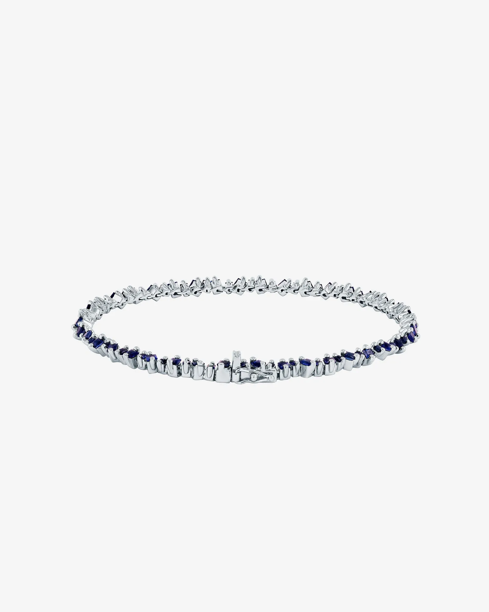 La Fantaisie Cosmic Dark Blue Sapphire Tennis Bracelet