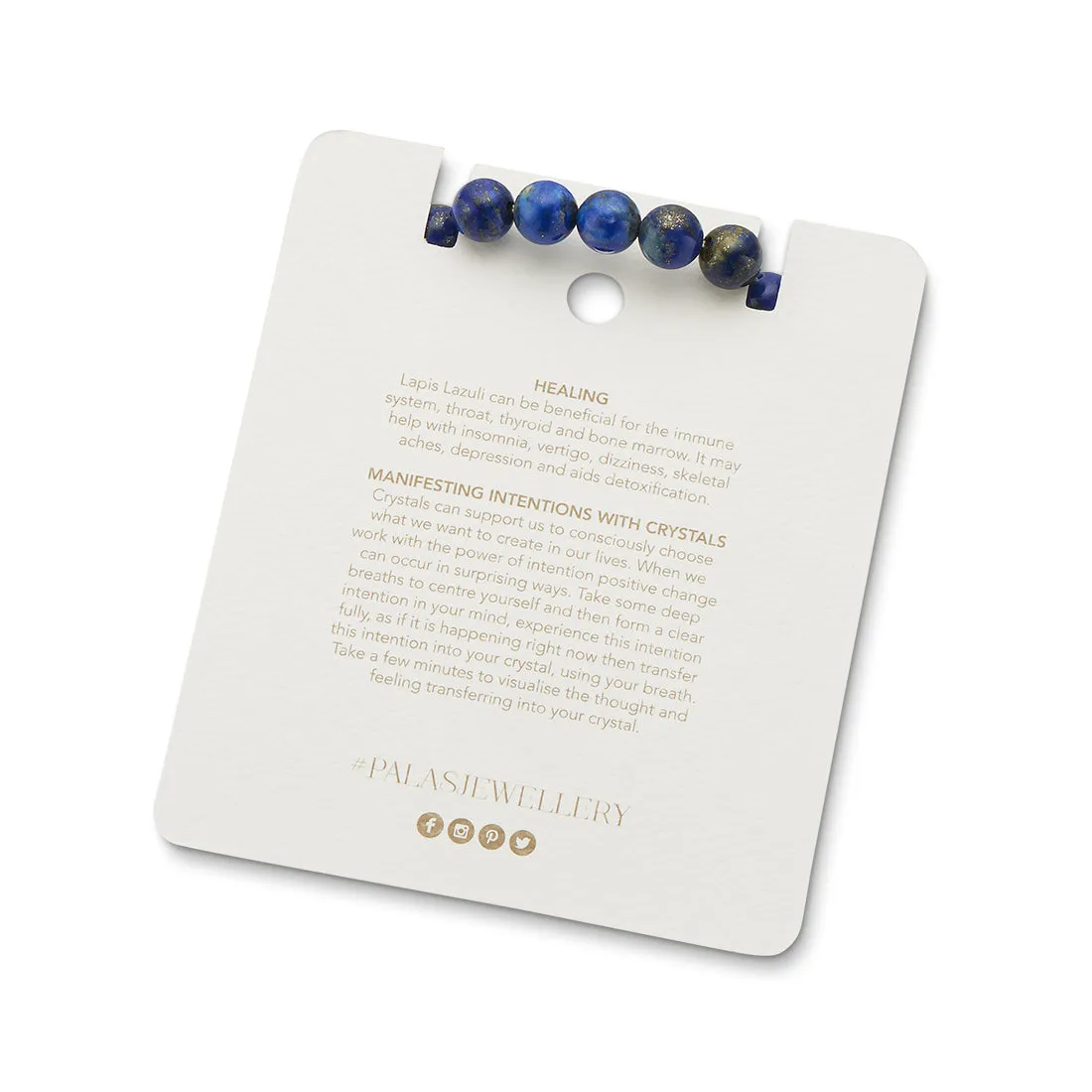 LAPIS LAZULI ENERGY GEM BRACELET